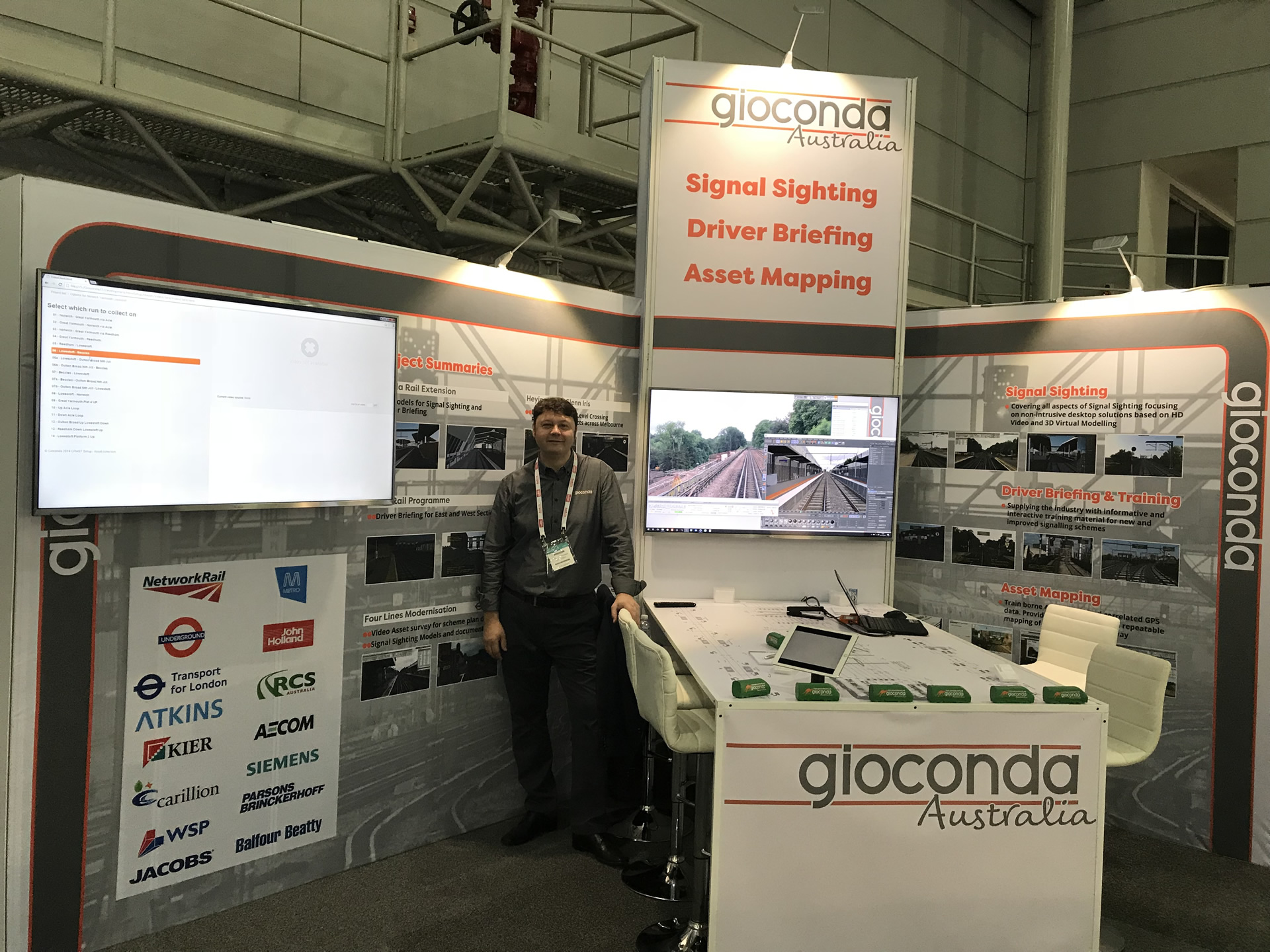 Gioconda at AusRail 2017 ready to go